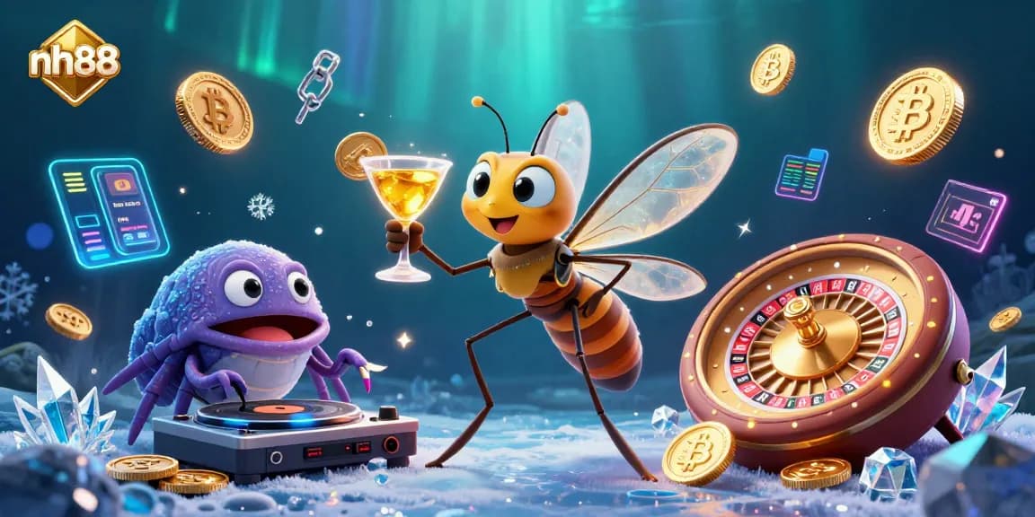 Experience thrilling gameplay at nh88 with 3D casino characters and vibrant gaming elements.