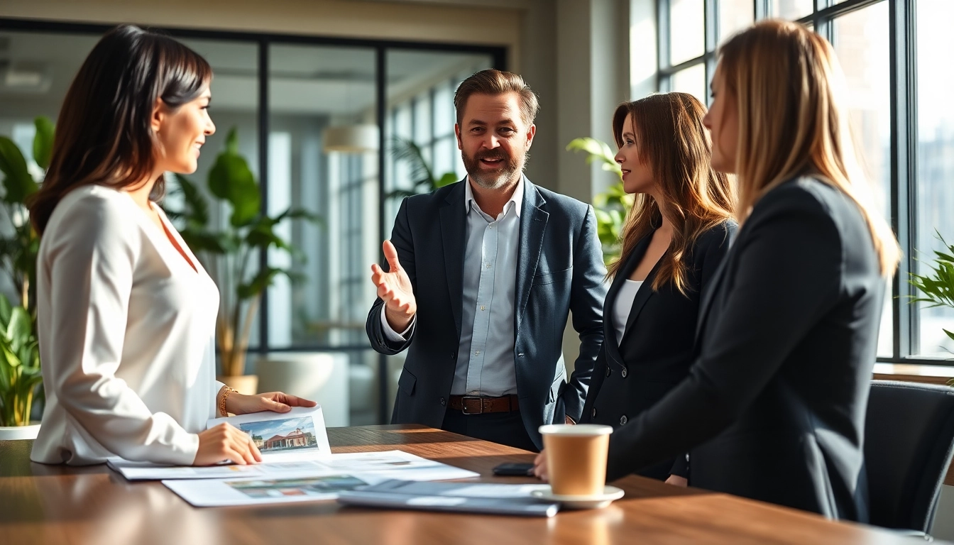 Immobilienmakler Frankfurt Eckenheim berät Kunden in modernem Büro mit Profi-Atmosphäre.