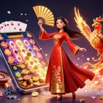 Experience thrilling เว็บสล็อตทดลอง action with a beautiful woman, phoenix, and vibrant casino elements.